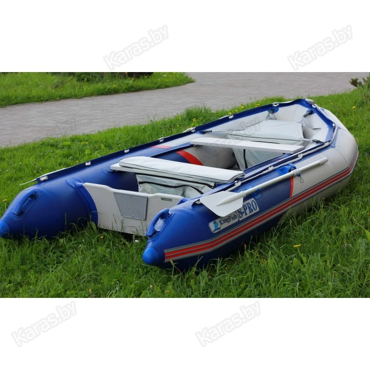 Надувная 6-ти местная ПВХ лодка KingFish HDS-360AL
